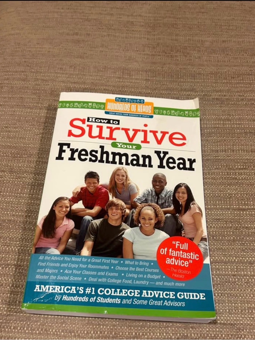 How to Survive Your Freshman Year – College Advice Guide (White, Red, Blue)